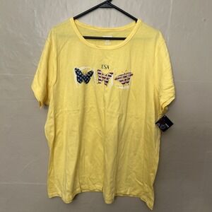 Holiday Edition Plus 3x USA Patriotic Tshirts Tops Lot 2